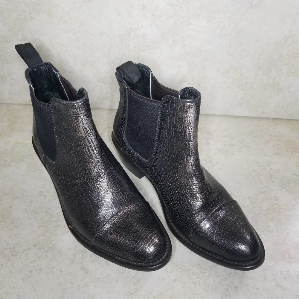 Dolce Vita black gold equestrian style Jod booties 6.5